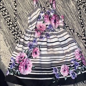 Printed girls special occasion dress